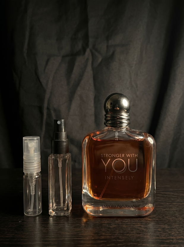 Stronger With You Intensely with Velmori decant vials